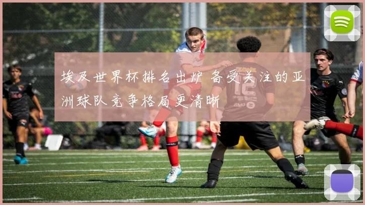埃及世界杯排名出炉 备受关注的亚洲球队竞争格局更清晰